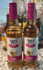 2x Jordans Skinny Syrup VANILLA ALMOND SUGAR FREE | Bundle | Ships Fast