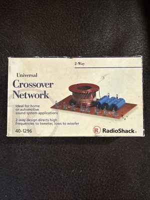 Vintage Universal 2 Way Crossover by Radio Shack 40-1296 NEW