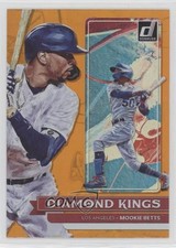 2022 Panini Donruss Diamond Kings Holo Orange Mookie Betts #27 e9p