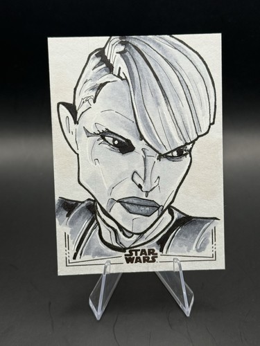 Ted Dastick Jr Star Wars 2025 Topps Galaxy Chrome Sketch Card card