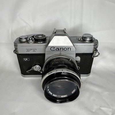 Canon FTb QL 35mm Camera and Case UNTESTED