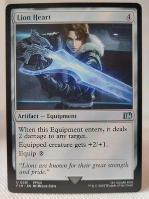 Magic MTG - Lion Heart - Final Fantasy - NMINT #0261