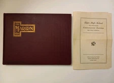 1914 ELGIN High School Yearbook The Maroon Chicago Illinois IL