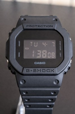 Casio DW 5600UBB 1ER G SHOCK Digital Watch Black Authentic Rare