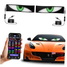 LED Sign for Car Devil's Eyes Light for Windshield APP Control Scrolling