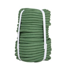 3/8" 100' 3520Lbs Armygreen High Strong Pulling Rope Braided Polyester Rope