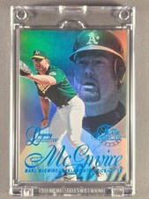 1997 Flair Showcase Legacy Collection Row 2 Mark McGwire /100 Oakland Athletics