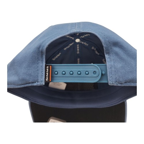 Simms Fishing Single Haul Hat One Size Blue Adjustable Cap Outdoor New NWT - Picture 5 of 7