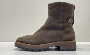 Franco Sarto Women's Brown Leather Zip Boots Size 6M