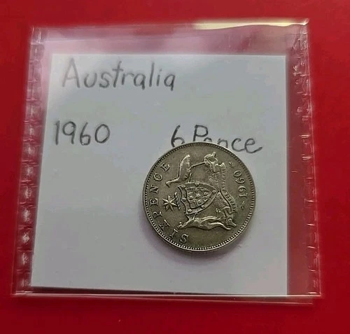 1960 Australia Sixpence — photo from the most recent tracked eBay sale