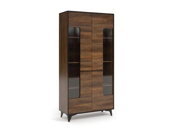 Vitrinenschrank Glasvitrine Anrichte Buffet KüChenvitrine Regalschrank-image
