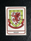 PANINI ARGENTINA 78 STICKER - BADGE WALES - 396 -