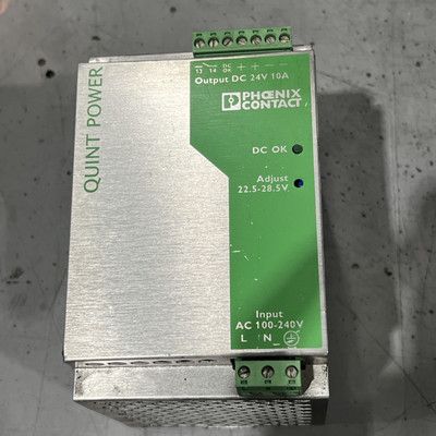  Phoenix Contact QUINT-PS-100-240AC/24DC/10 2938604 Power Supply, USED 