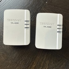 2 Trendnet TPL-406E2K/A Power line Ethernet Adapter