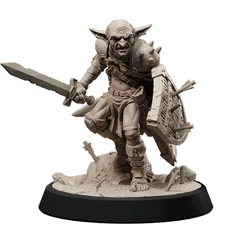 Goblin Warrior | Resin Miniature | 3D Printed D&D Figure | Tabletop RPG Mini