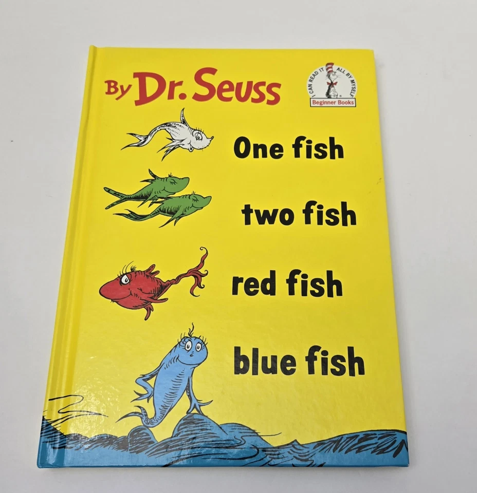 Dr. Seuss Lot of 4 HC Books – Cat in the Hat, Fox In Socks, One Fish, Oh.. - Image 3 of 4
