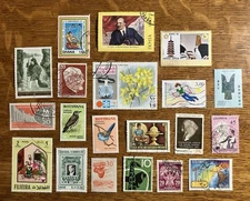 FOREIGN Stamp MIX OFF PAPER 20 Different #50