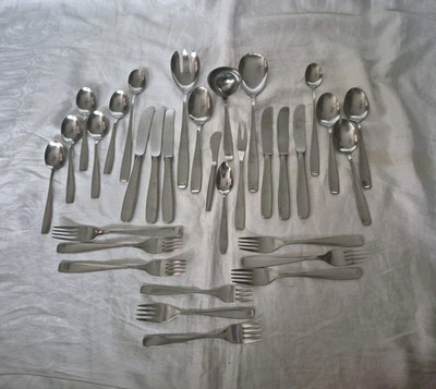 WMF Cromargan Line Stainless Steel Germany Flatware 30 Pc Set