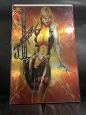 Magik Metal Daughters Of Eden #1 Signed With Remarque Jamie Tyndall Comic X-Men
