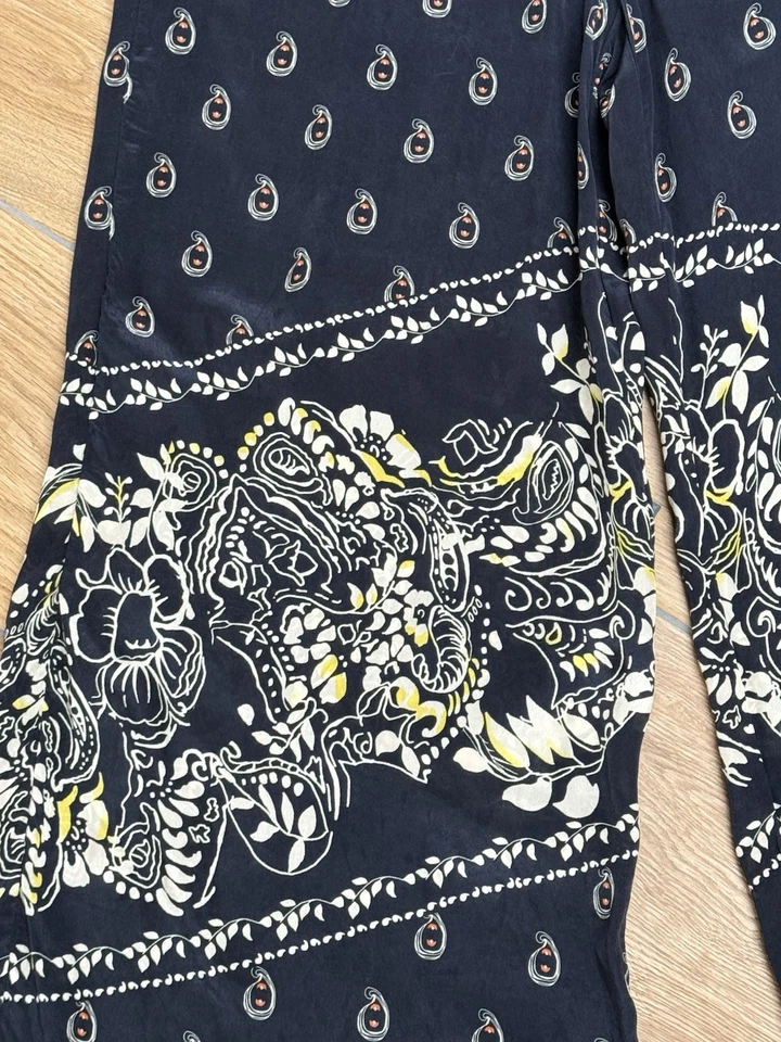 Frogbox Overall Jumpsuit blau floral Gürtel Marlene Hose Gr. 38 TOP - Bild 2 von 4