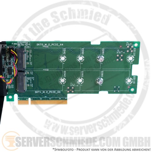 Wewnętrzny adapter SSD Dell DPWC300 2x M.2 2280 NVMe PCIe 3.0 x4 023PX6 0NTRCY - Zdjęcie 4 z 6