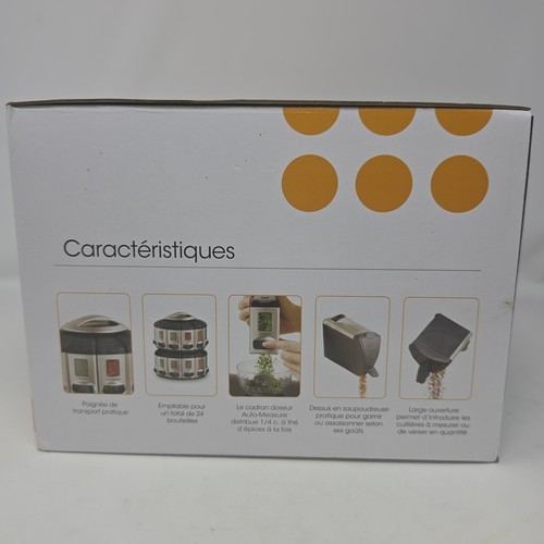 KitchenArt 57010 Select-A-Spice Auto-Measure Carousel Professional Series, Satin - Picture 2 of 11