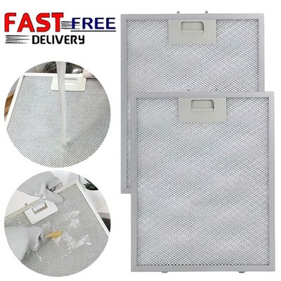2pcs 320 x 260mm Dunstabzugshauben Metall Fettfilter Fettfilter Ersatzfilter DHL