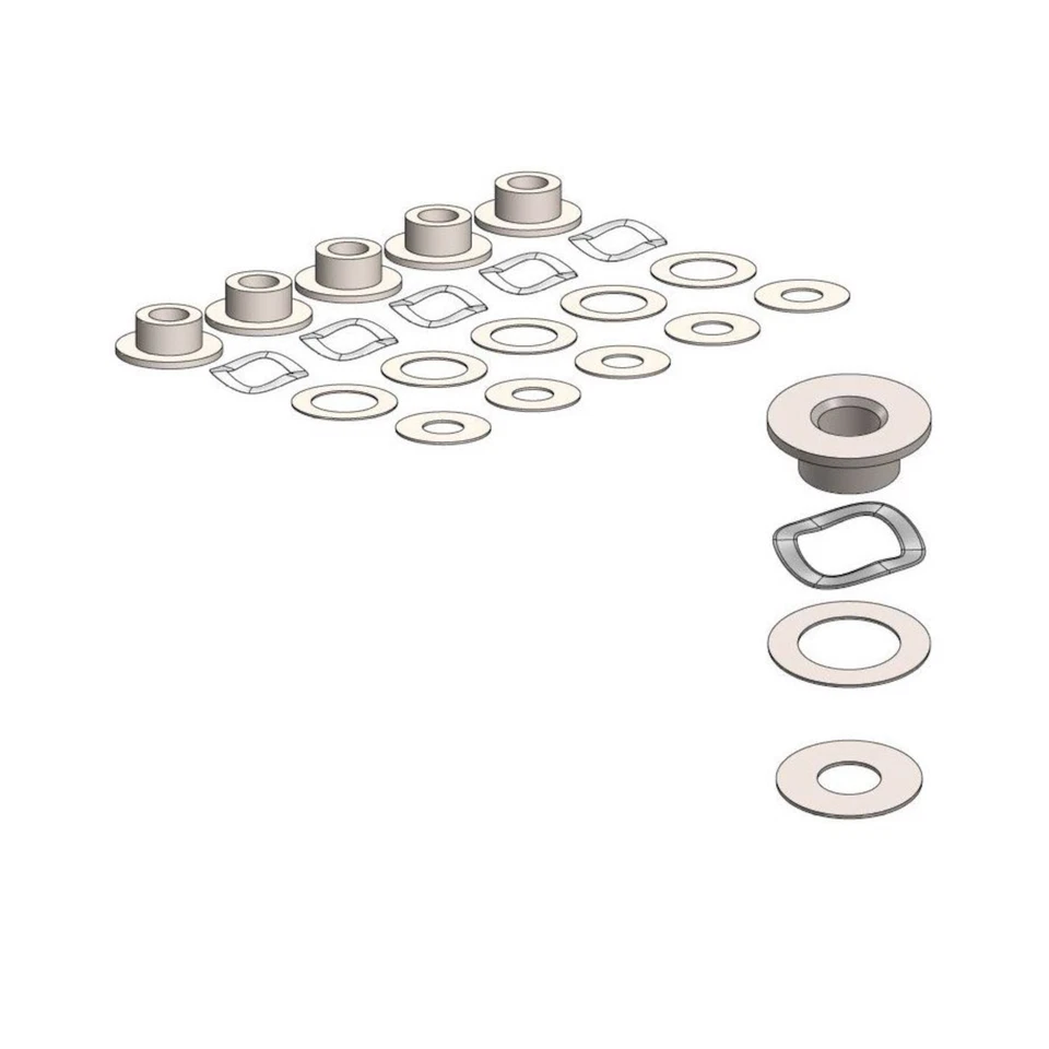 Brake Disc Bushing Kit for BMW K 1200 RS ABS 1996-2004 BMW MotoMaster - Image 2 of 4