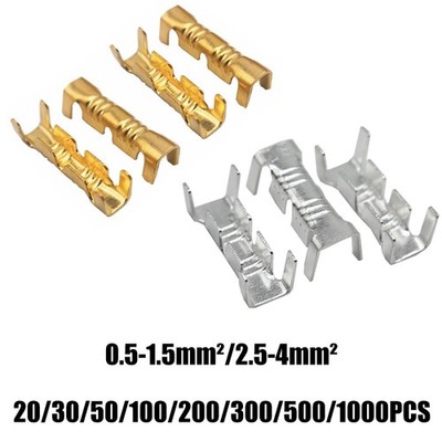 Crimp Terminal Connectors 0.5-1.5mm²/2.5-4mm² Copper Ferrules For Wire Joining