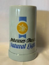 Natural Light Label Blue Glaze Stein Rare CS9 Variant 1977 Ceramarte Brazil 6"