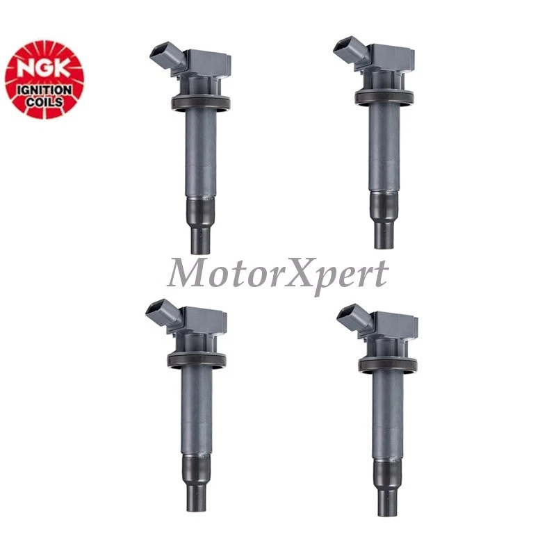 4 bobinas de encendido OEM NGK 90080-19015 para Toyota Corolla Matrix Celica 1.8 Foto 2 de 4