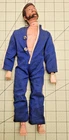 Gi Joe Vintage 1970-75 12" Flocked Brown Hair, Beard & Scar Blue Eyes (A)