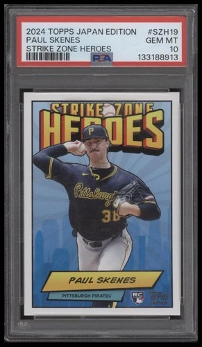 2024 Topps Japan Edition #SZH-19 Paul Skenes Strike Zone Heroes PSA 10