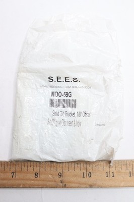 S.E.E.S. Solid Gib Bracket w/Gib Insert & Hdw 1/8'' Offset x 3-1/2 L WDO-59G