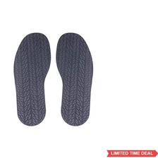 Shoe Sole Repair Replacement Rubber Anti Slip 4mm Thick 1 Pair Black Cut to Fit