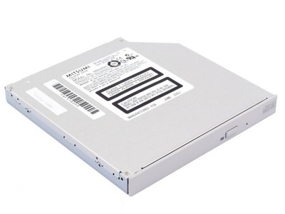 MITSUMI SR244W1 Slim IDE 24x Laptop CD-ROM Drive Laufwerk light grey / hellgrau