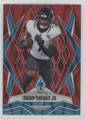 2025 Panini Phoenix Red Seismic /99 Brian Thomas Jr #99 0ud4