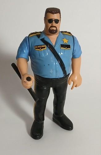 Vintage 1990 WWF Hasbro Big Boss Man Series 1�Acti...