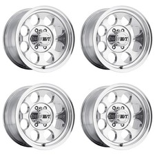 Set Of 4 Mickey Thompson Classic Iii Polished 15x10 -45mm 6x5.5mm Wheels