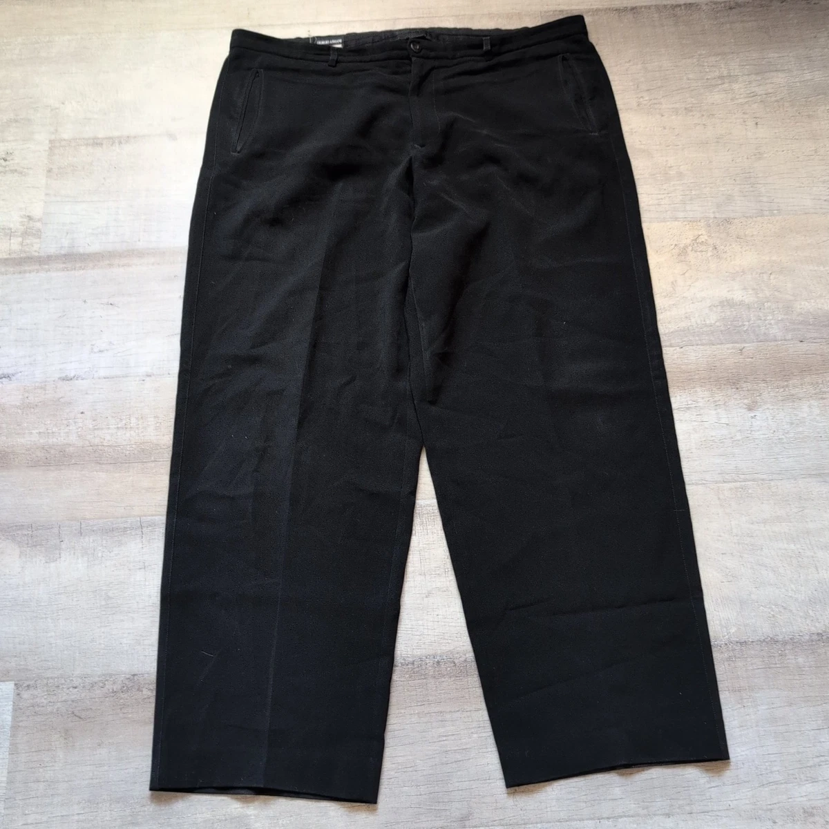 Giorgio Armani Black Pants for Men for sale | eBay