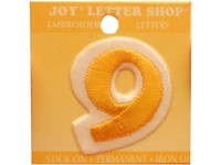 Joy Applique Letter Iron On Cooper 1.5 Gold 9 on sale Joy Applique Letter Iron On Cooper 1.5 Gold 9 on sale