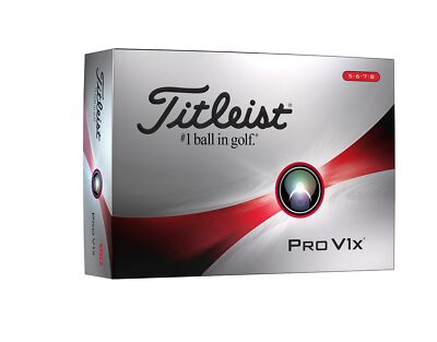 Pro V1x Golf Balls High Gradient Dual Core Lower Spin Longer Distance Soft Feel