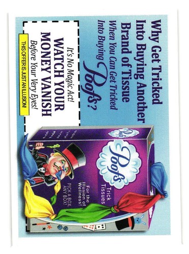 2021 WACKY PACKAGES MONTHLY JANUARY PICK A CARD WONKY PACKAGES COUPON BACKS - Picture 4 of 16