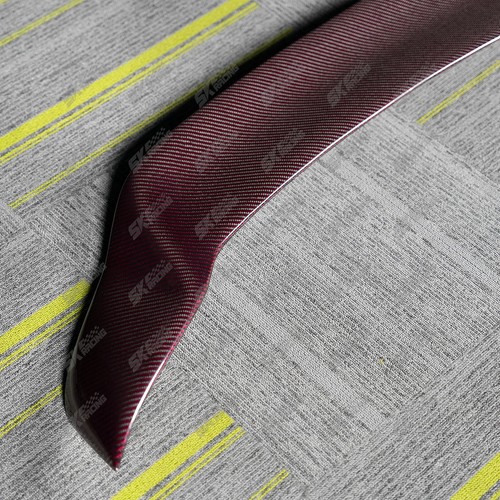 Red Black Carbon Fiber Rear Spoiler Wing Fit Honda ACCORD 2013-2017 4DOOR Sedan - Picture 24 of 50