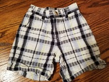 Janie and Jack Courtyard at the Club Shorts Plaid Boys Size 12-18M