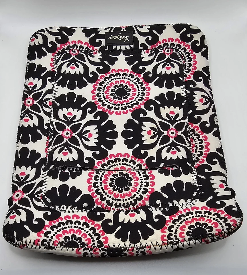 Thirty-One Tote A Tablet Ipad Sleeve Case Protector Pink Pop Medallion Print EUC - Image 2 of 4