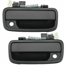 Pair Front Outside Exterior Black Door Handle For 1995-2004 Toyota Tacoma