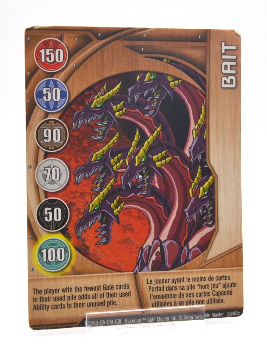 Bakugan Red Ability Card - A Hand Up 30/48b - Bakugan Battle Brawlers 2008