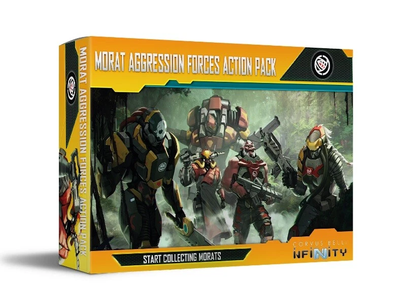 Morat Aggression Forces Action Pack Infinity Miniatures Corvus Belli NIB