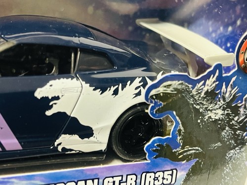 GODZILLA “2009 Nissan GT-R (R35)” BEN SOPRA - Jada Toys Hollywood Rides - NEW - Picture 10 of 12